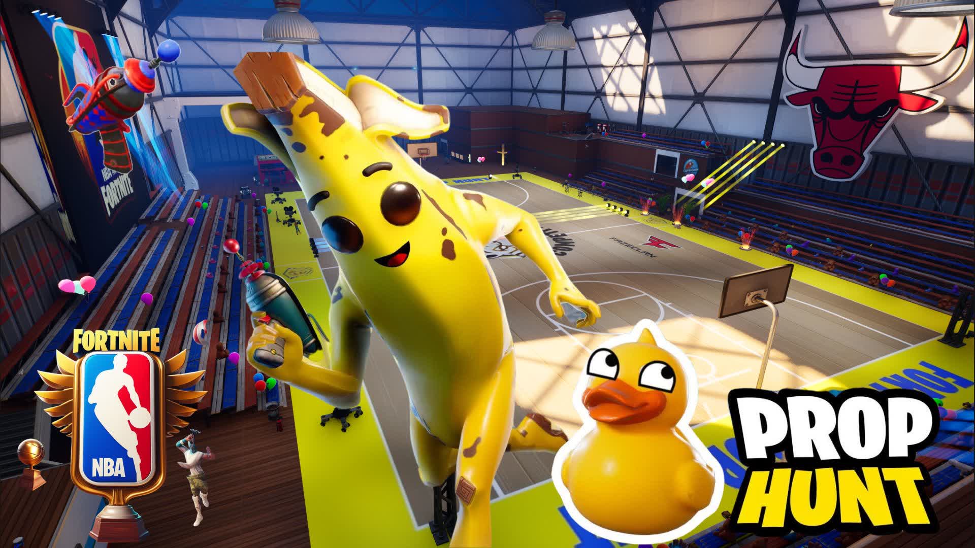 🏀Basketbal🏀l PROP HUNT — Fortnite Creative map