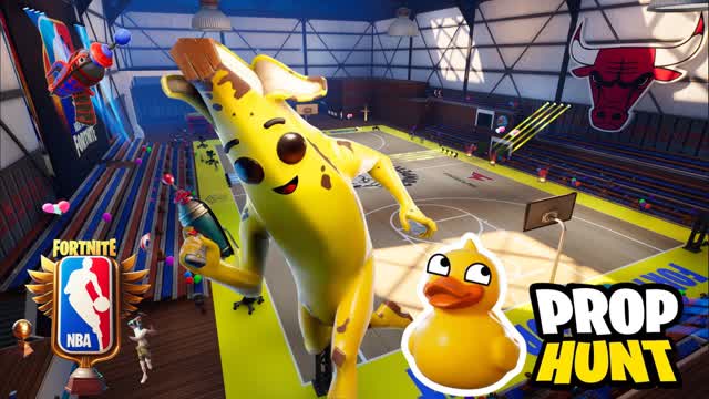🏀Basketbal🏀l PROP HUNT — Fortnite Creative map cover art