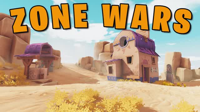 Sweaty Sandy Zone Wars — Fortnite Creative map cover art
