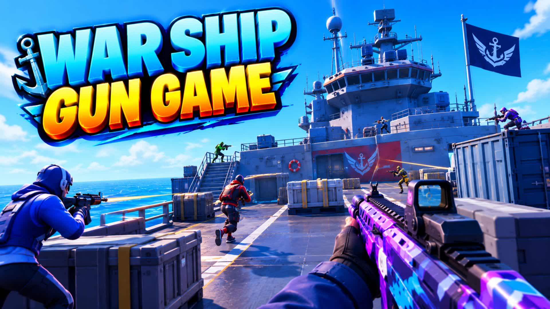 WAR SHIP ⚓ GUN GAME 🔫 — Fortnite Creative map