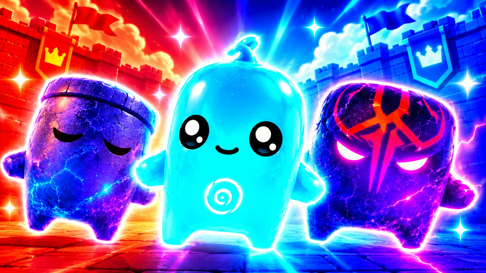 Red vs Blue 🎮 Hero Rush 🌟 — Fortnite Creative map