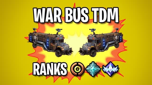 WAR BUS TDM 🚌 — Fortnite Creative map cover art