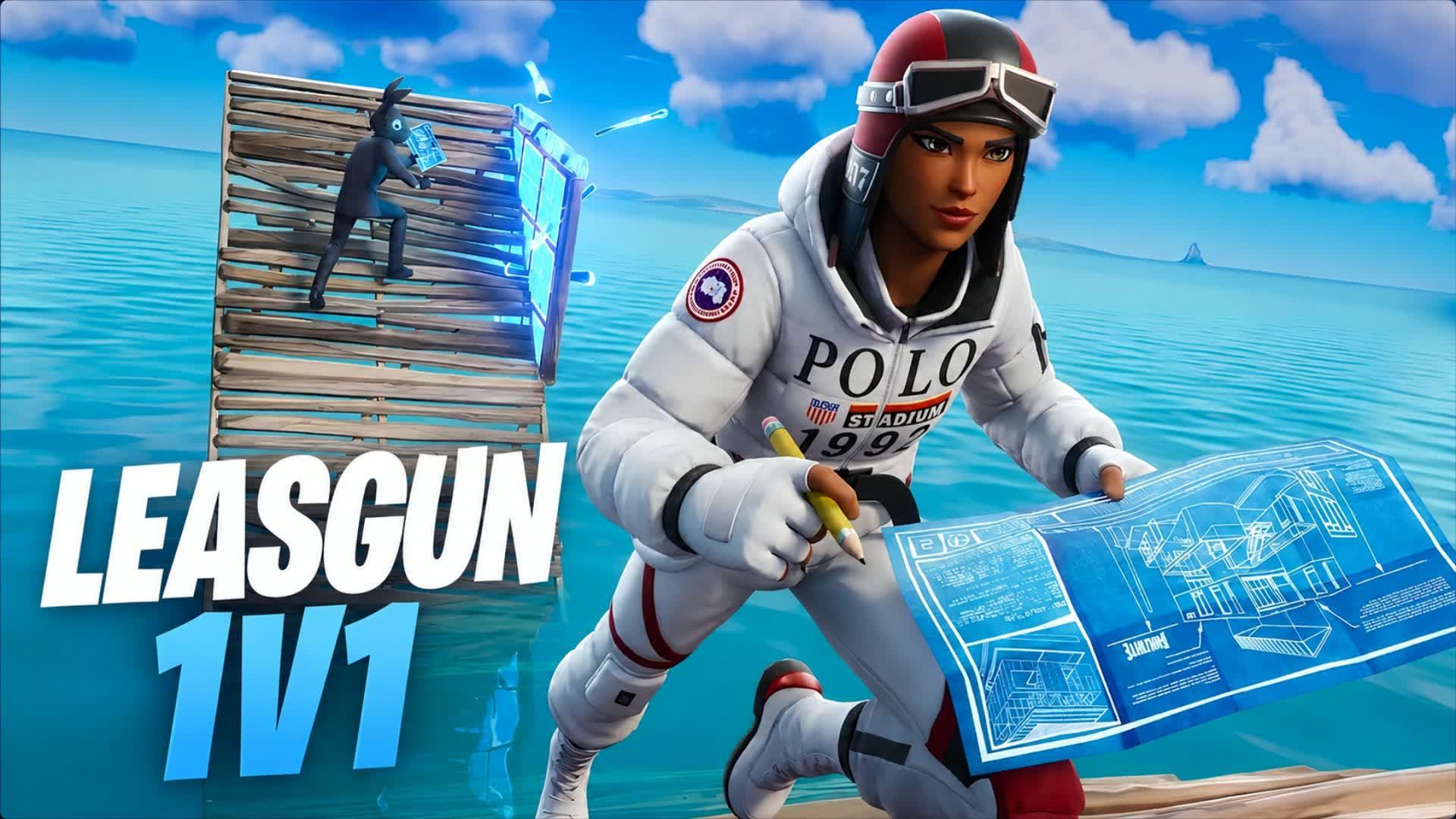 Leasgun 1v1 [200 Pump] — Fortnite Creative map