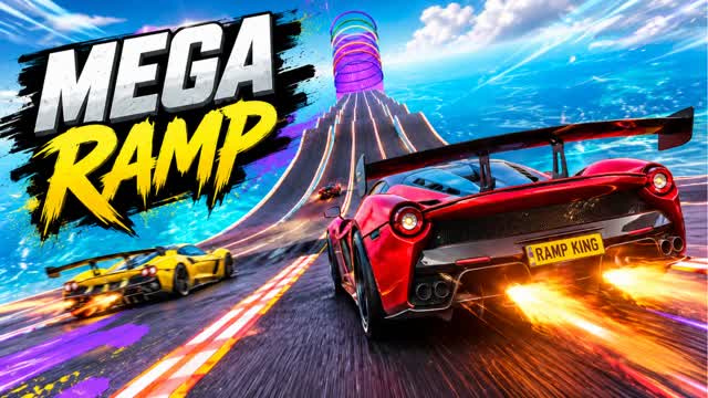 MEGA RAMP - EXTREME RAMP — Fortnite Creative map cover art