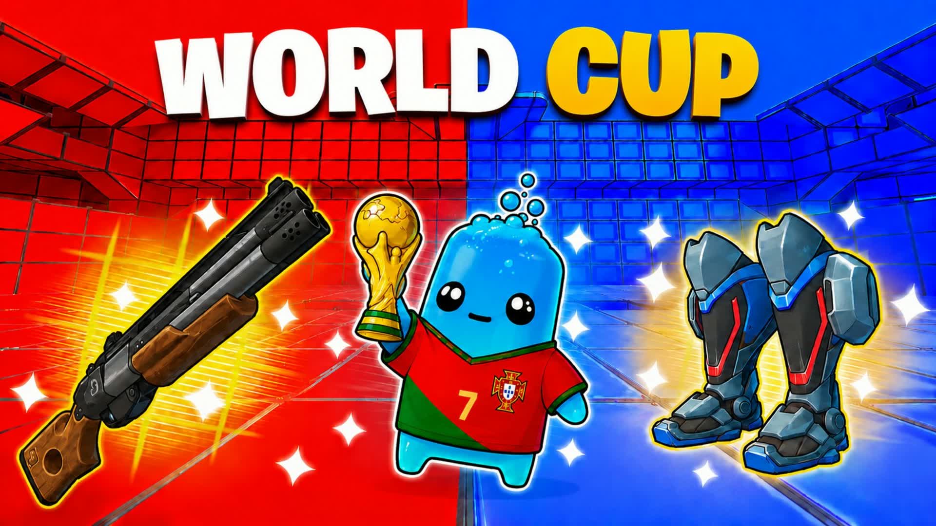WORLD CUP RED VS BLUE — Fortnite Creative map