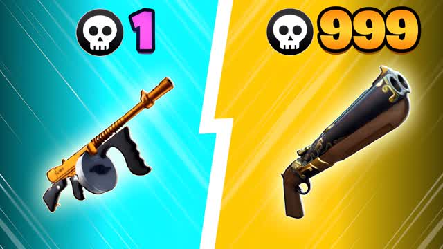 ⭐ TILTED GUN GAME ONE SHOOT 🎯 — Fortnite Creative map
