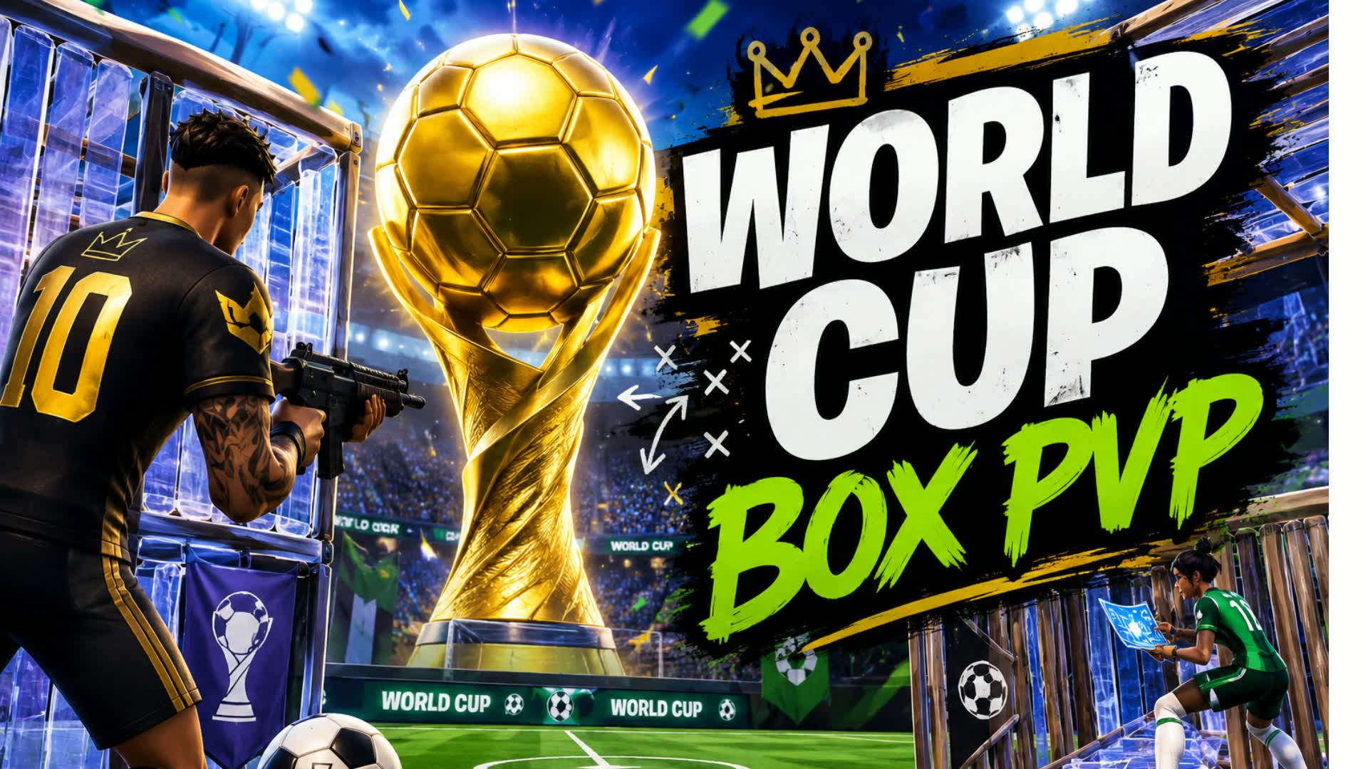 ๐ WORLD CUP BOX PVP ๐โฝ โ Fortnite Creative map
