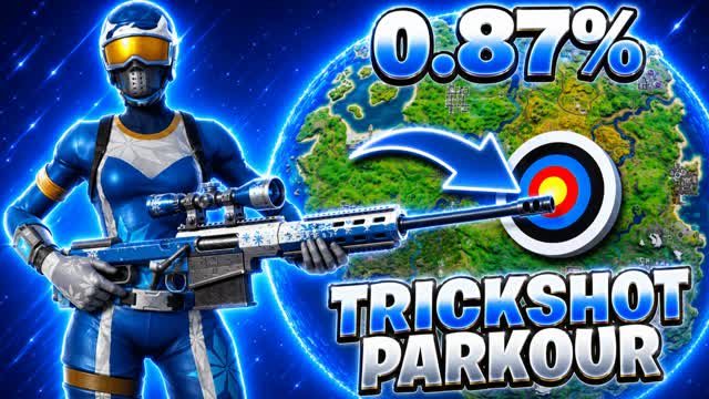 🚄⚡ DEV HYPER TRICKSHOT PARKOUR +45 🎯🔥 — Fortnite Creative map