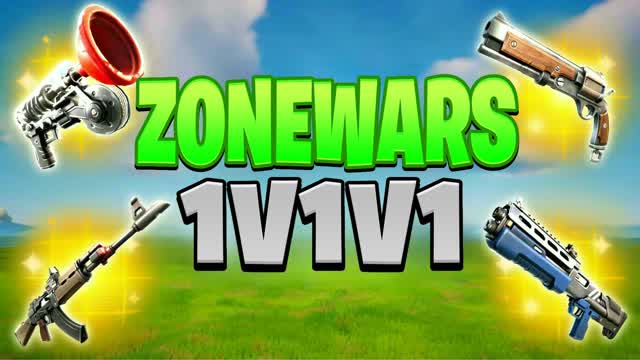 1v1v1 Zone Wars — Fortnite Creative map