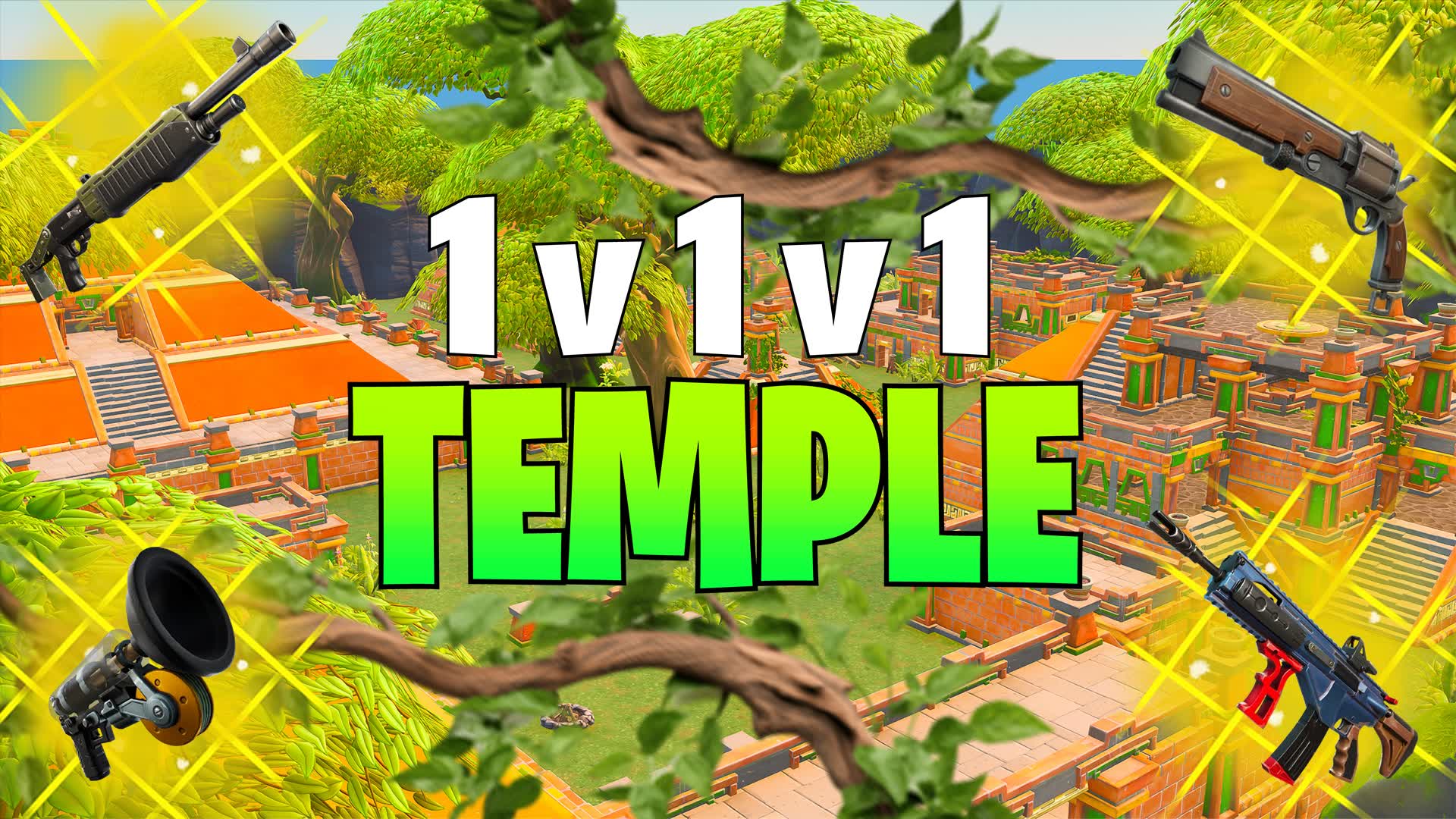 1v1v1 TEMPLE - FFA — Fortnite Creative map