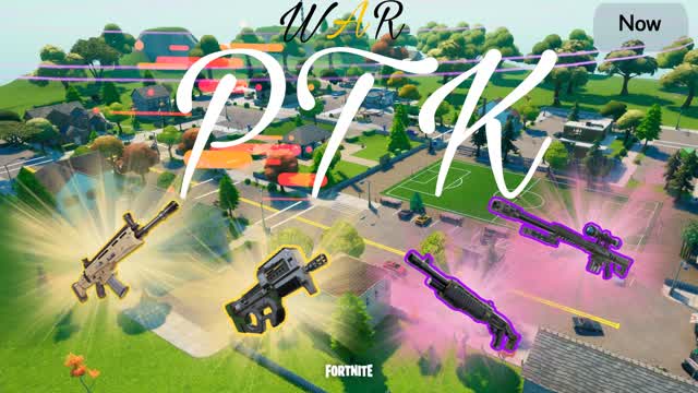 PTK ZONE WARS — Fortnite Creative map cover art