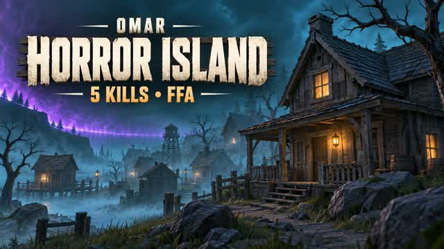 Omar Horror Island — Fortnite Creative map cover art