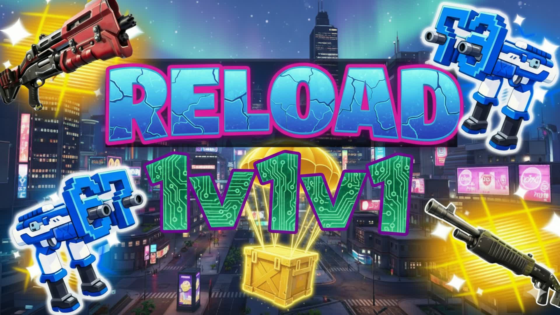 1v1v1 2v2 にこにこ — Fortnite Creative map