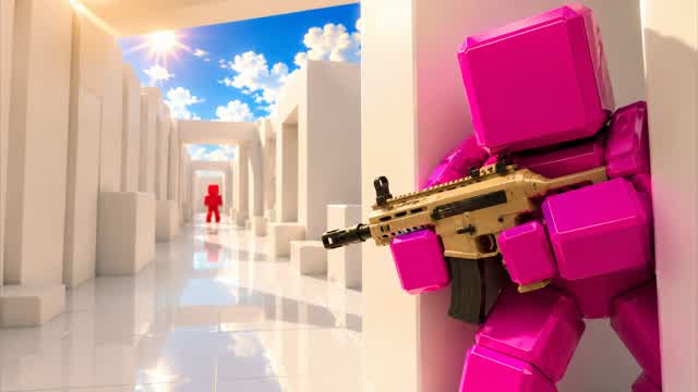 RED VS BLUE RUSH SIGNAL 🔴🔵 — Fortnite Creative map cover art