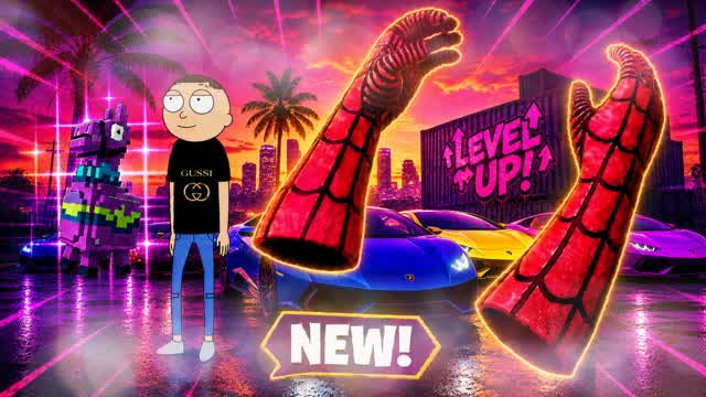 SPIDER GUCCI MORTY  GRAND DRIVE AUTO VI6 — Fortnite Creative map