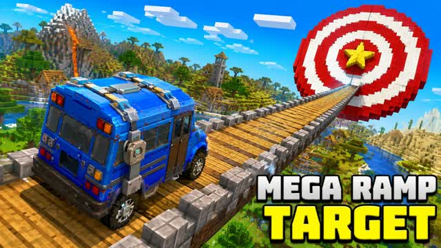 MEGA CAR RAMP TARGET 🎯 — Fortnite Creative map