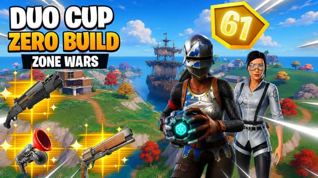 DUO CUP REALISTIC ZONE WARS ZERO BUID 🏆 — Fortnite Creative map
