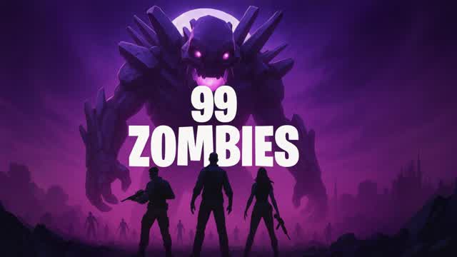99 ZOMBIES — Fortnite Creative map cover art