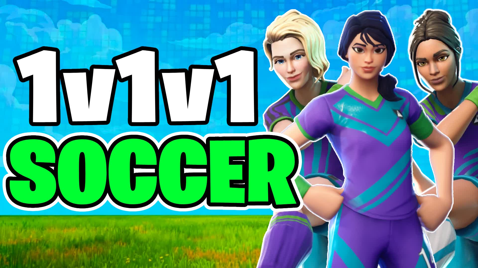 Football 1v1v1 1V1 — Fortnite Creative map