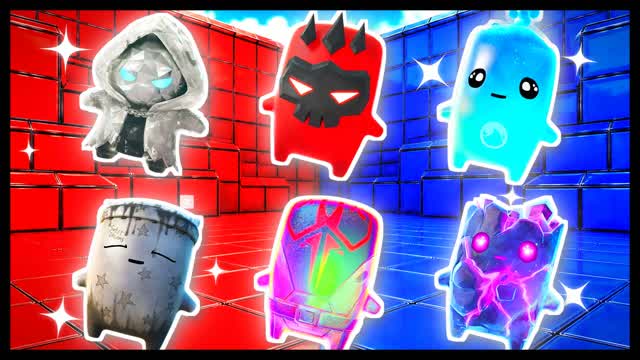 BLUE VS RED NOVA STREAM 🔵🔴 — Fortnite Creative map