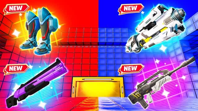 DAVID RED VS BLUE — Fortnite Creative map
