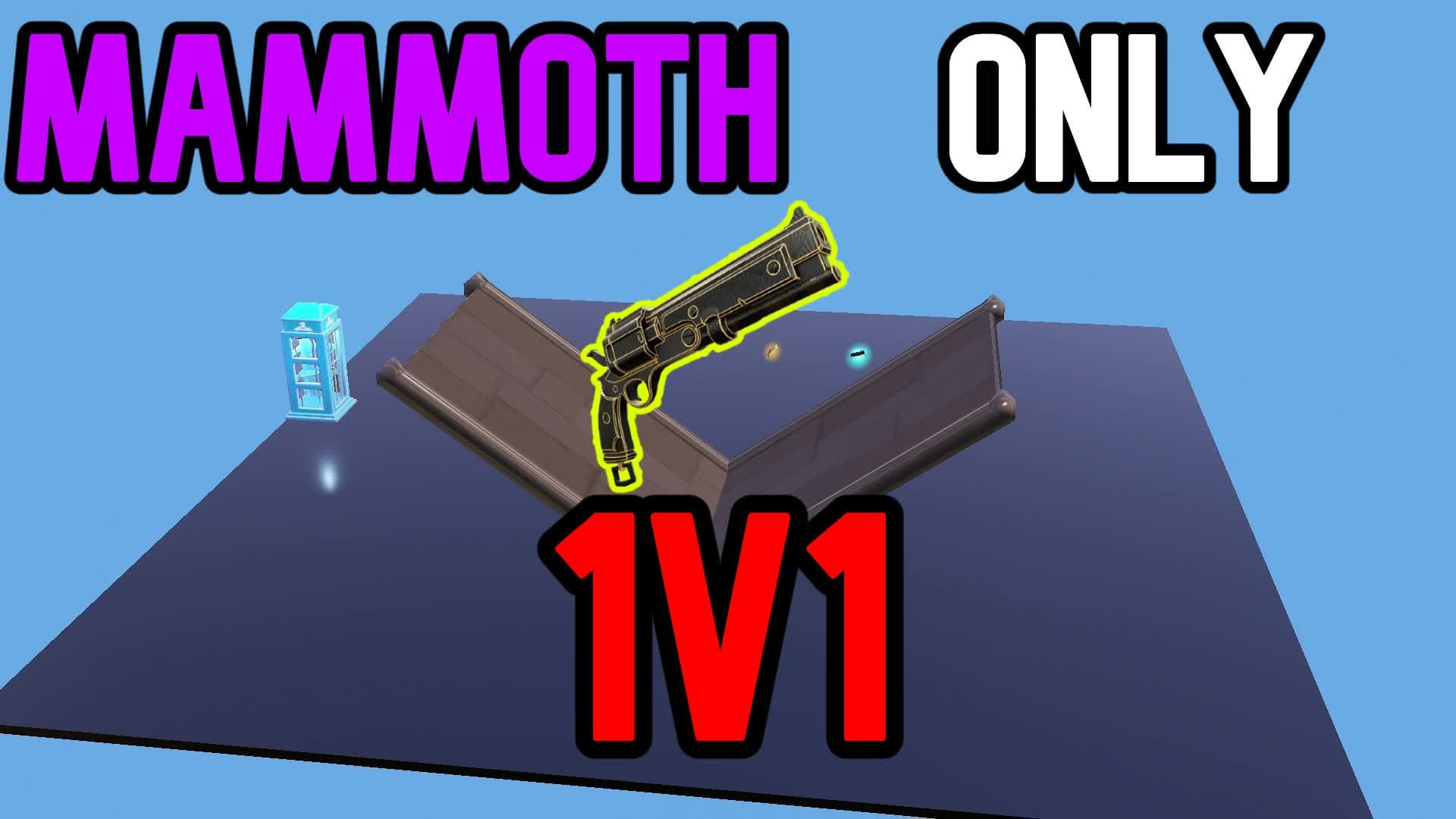 MAMMOTH ONE SHOT 1V1 — Fortnite Creative map