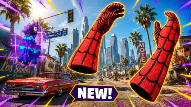 **[]SPIDER W GRAND DRIVE AUTO VI 6[]**@ — Fortnite Creative map