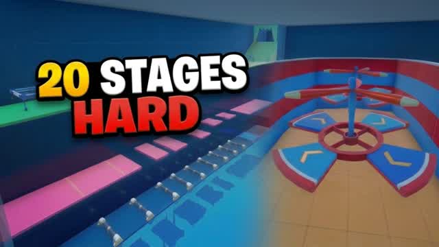 ⚡ماب باركور 20 مرحلة Parkour 20 Level⚡ — Fortnite Creative map cover art