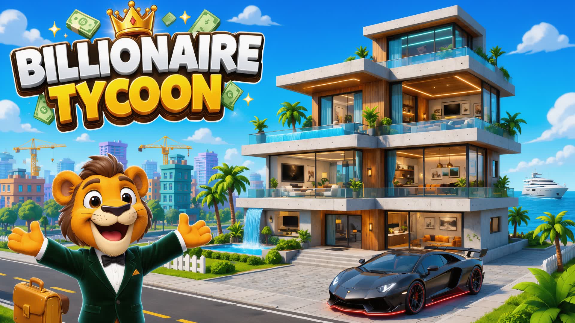 🤑INSANE Billionaire Tycoon🤑 — Fortnite Creative map