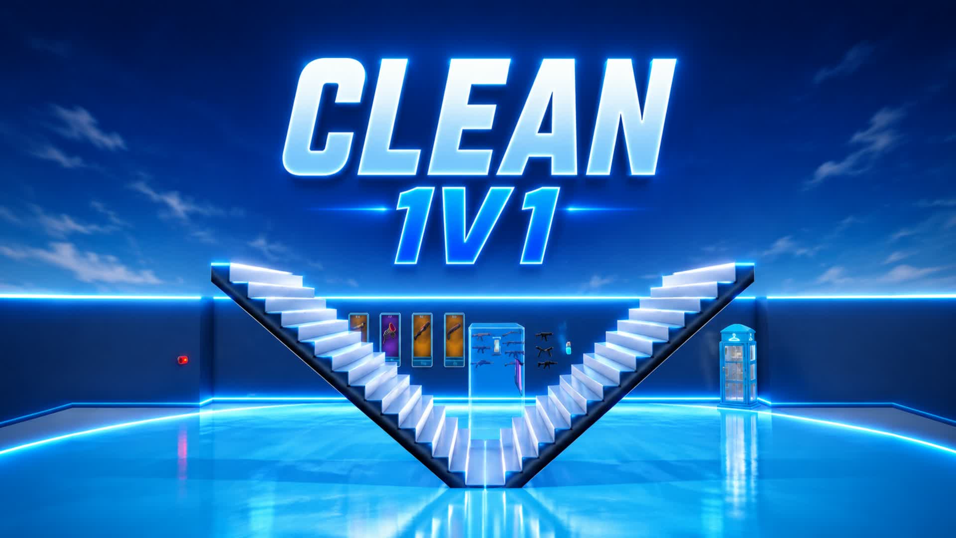 CLEAN OPTMIZED 1v1 — Fortnite Creative map