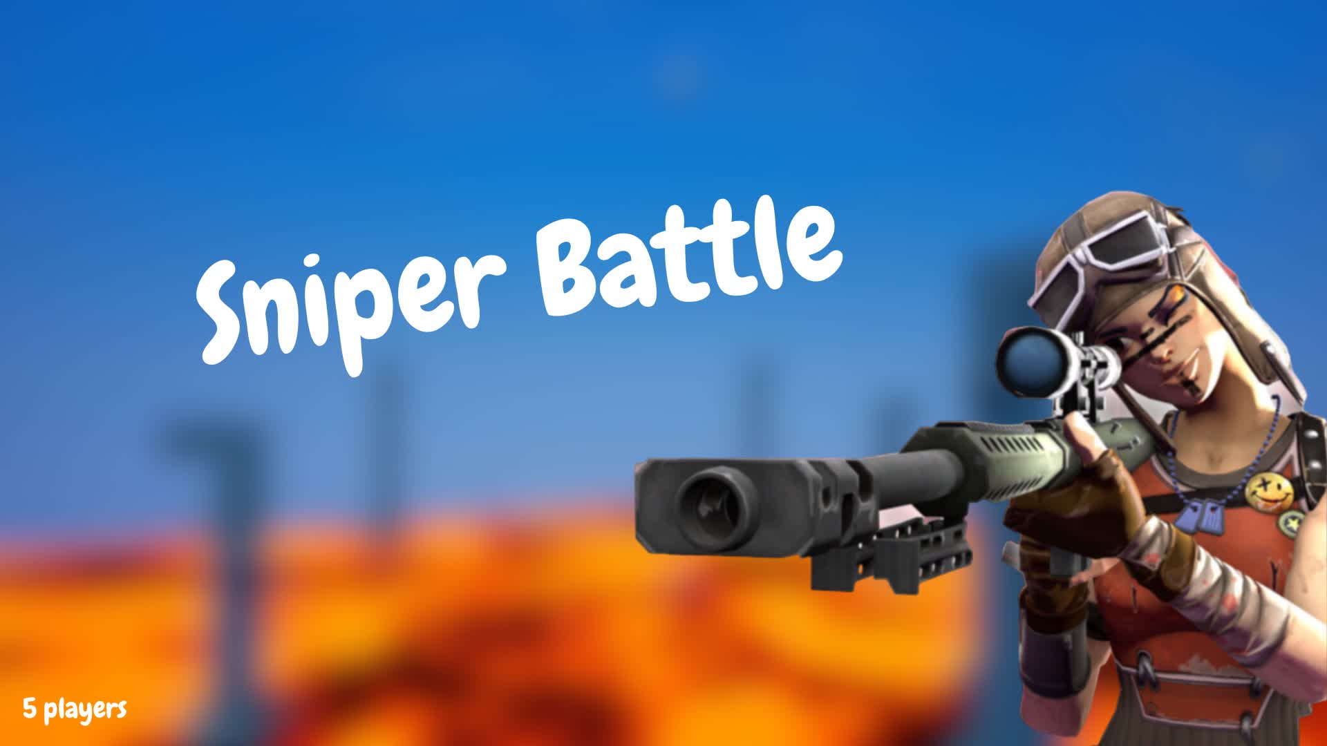 Sniper Battle — Fortnite Creative map