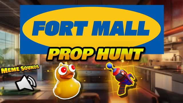 Fort Mall Prop Hunt — Fortnite Creative map cover art