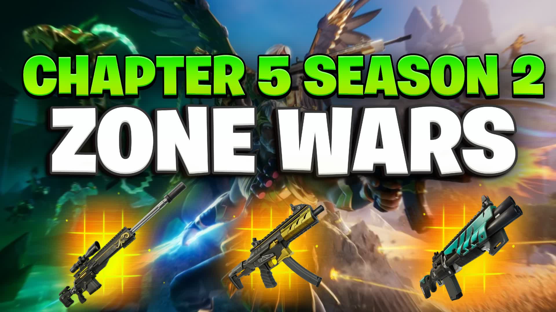 ✨ Chapter 5 Season 2 Zone Wars (16P) ✨ — Fortnite Creative map