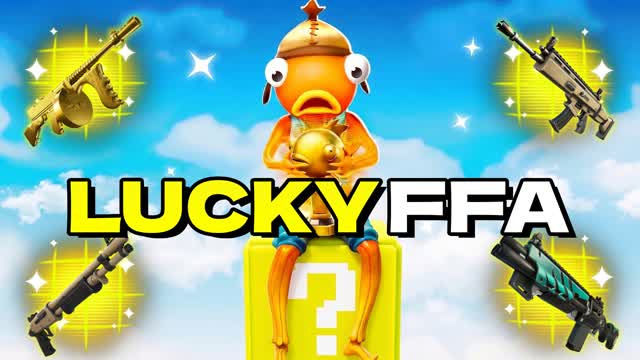 LUCKY 1V1 ⭐ (FFA) — Fortnite Creative map cover art