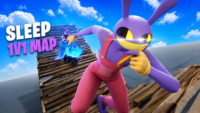 Sleep 1v1 Build Fights (200 Pumps) — Fortnite Creative map cover art