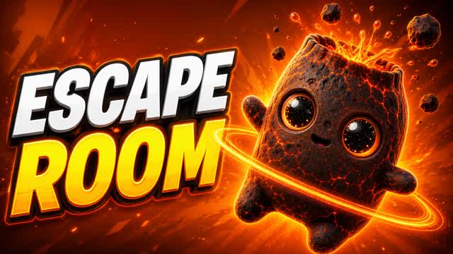 ✨[50] ESCAPE ROOM LAVA✨ — Fortnite Creative map cover art