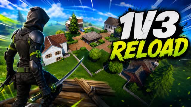 1v3 Reload – New Combat — Fortnite Creative map