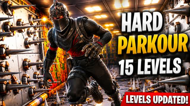 HARD PARKOUR ⭐ DEATHRUN باركور — Fortnite Creative map