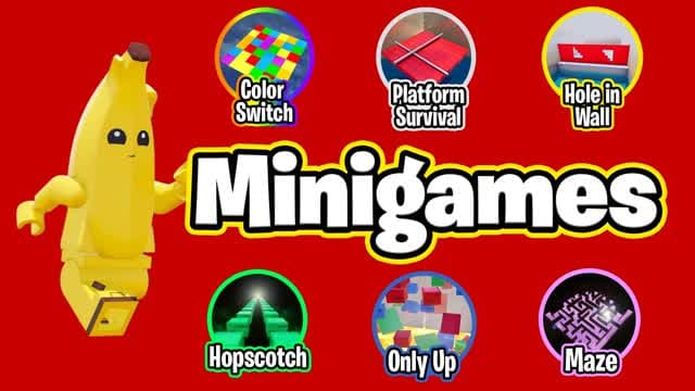 Brick Minigames — Fortnite Creative map cover art