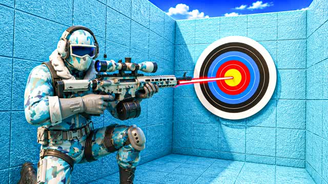 FROSTBITE TRICKSHOT PARKOUR  🎯 — Fortnite Creative map