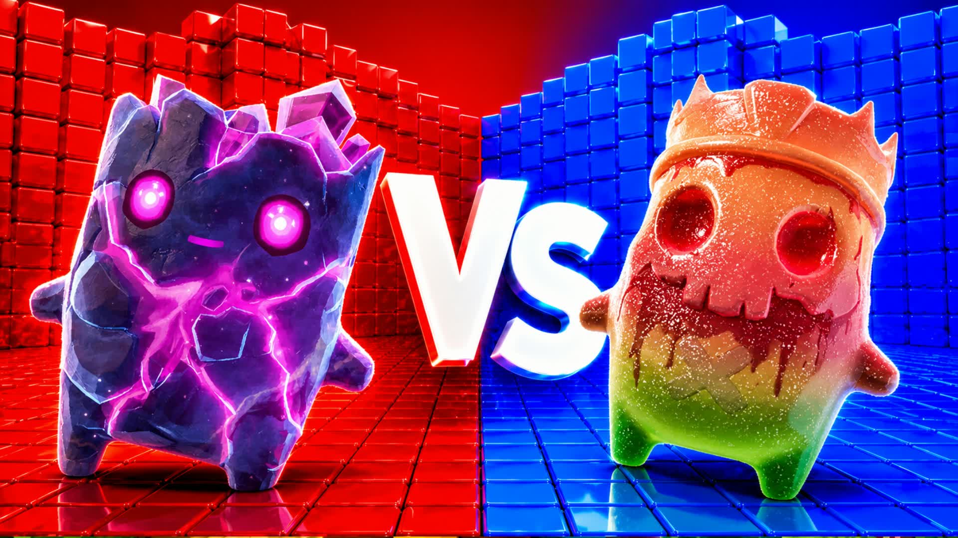 red vs blue sprite — Fortnite Creative map