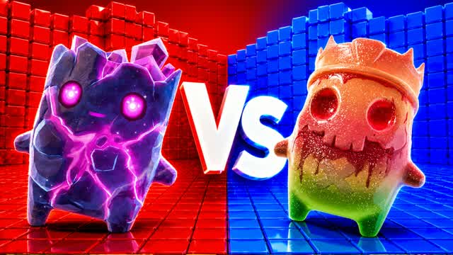red vs blue sprite — Fortnite Creative map