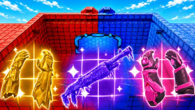 RED VS BLUE 🔴🔵 BRAINROT RVB (ALL GUNS) — Fortnite Creative map