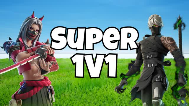 1V1 SUPER — Fortnite Creative map cover art