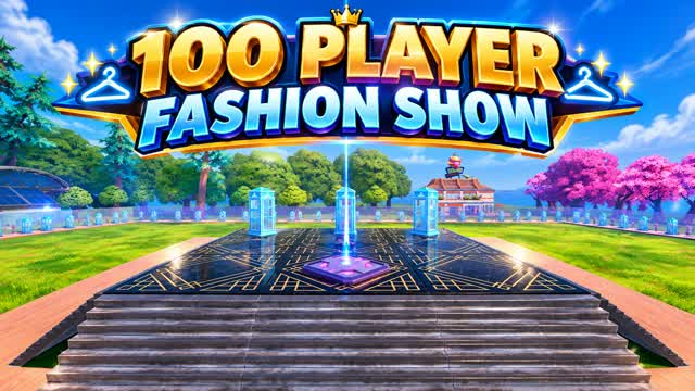 100 player fashion show map — Fortnite Creative map cover art