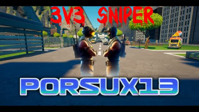 3v3 sniper — Fortnite Creative map cover art