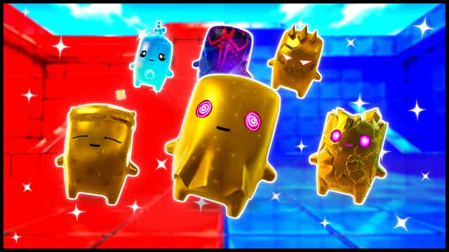 RED VS BLUE OPEN HORIZON 🔴🔵 — Fortnite Creative map cover art