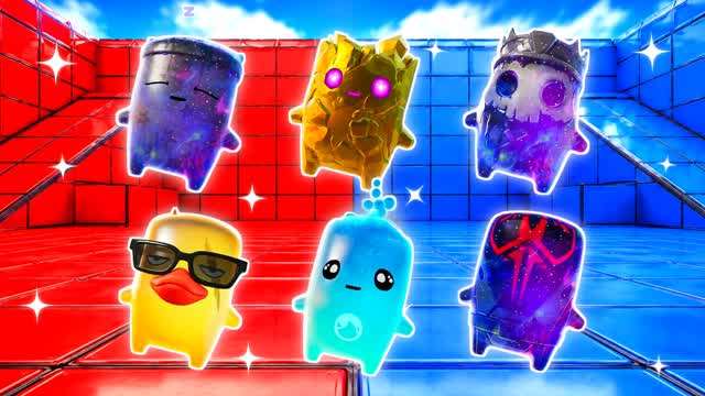 BLUE VS RED QUICK SILVER 🔵🔴 — Fortnite Creative map cover art