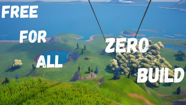 Free For All  Zero Build — Fortnite Creative map cover art