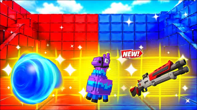 RED VS BLUE EVEN RESPONSE 🔴🔵 — Fortnite Creative map cover art